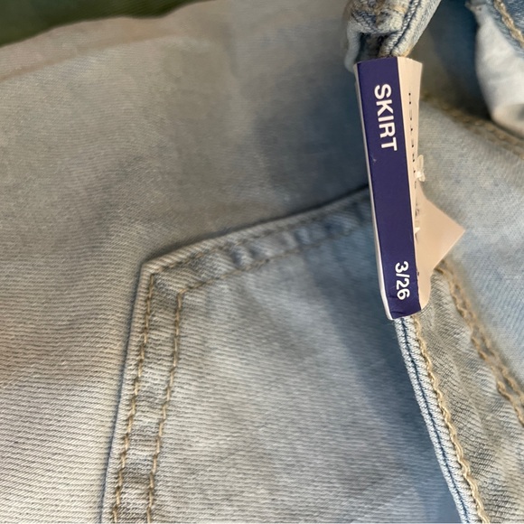 NWT YMI dream denim mini skirt. Light wash color. - Picture 6 of 11